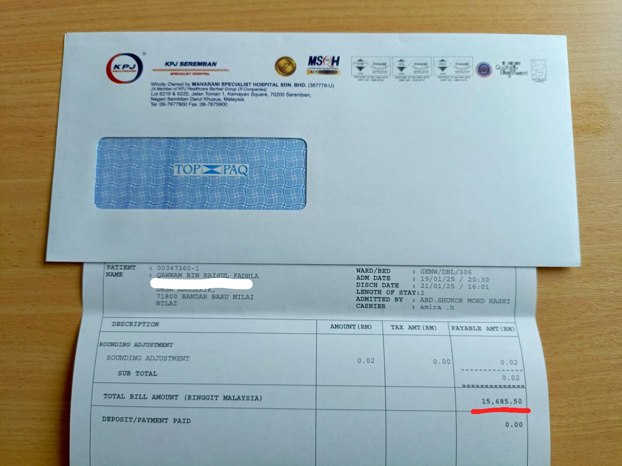 Kos hospital ditanggung WeKongsi 2 Kos hospital ditanggung WeKongsi 2