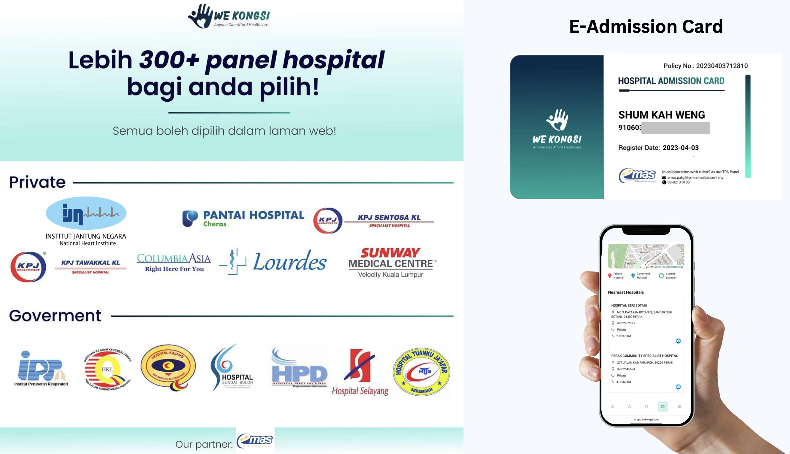 Panel Hospital WeKongsi Panel Hospital WeKongsi